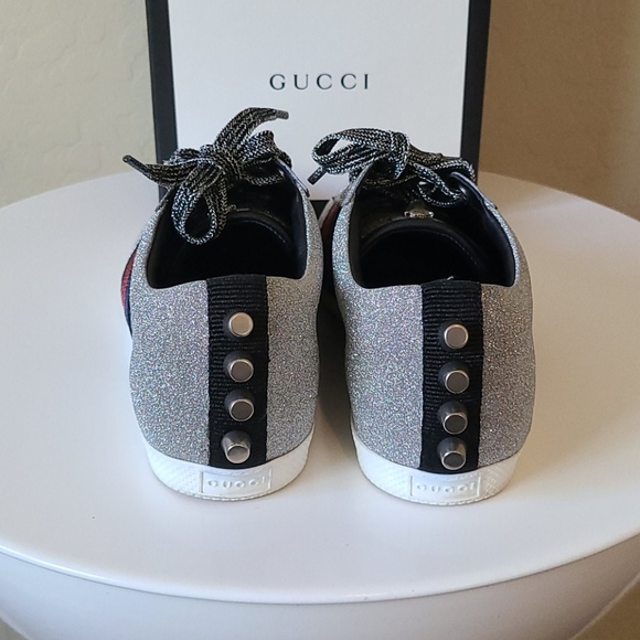 Gucci metallic / sparkle sneakers - Picture 4 of 6